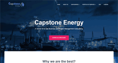 Desktop Screenshot of capstone-energy.com
